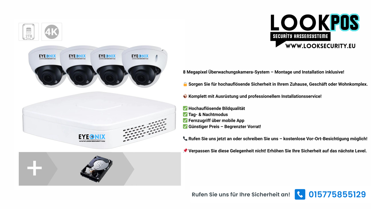 GOLIATH Hybrid IP Gegensprechanlage mit App | Anthrazit | 1-Familie | 2x 10" | Unterputz | 180°