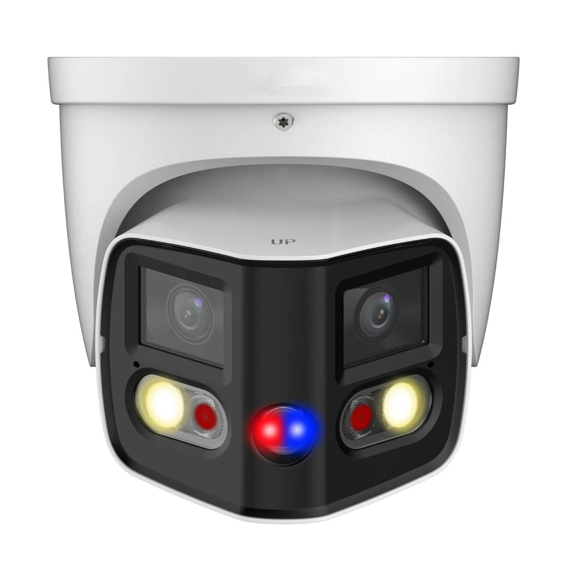 GOLIATH Starlight IP Dome Kamera | 8 MP | 180 Grad | WDR | 25m IR | Ton | SMD | PoE | 4K TiOC Serie