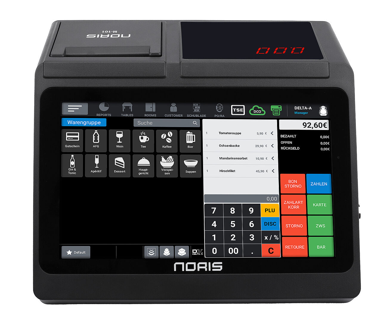 Noris M-101 Kassensystem Komplettpaket TSE 3 Jahre