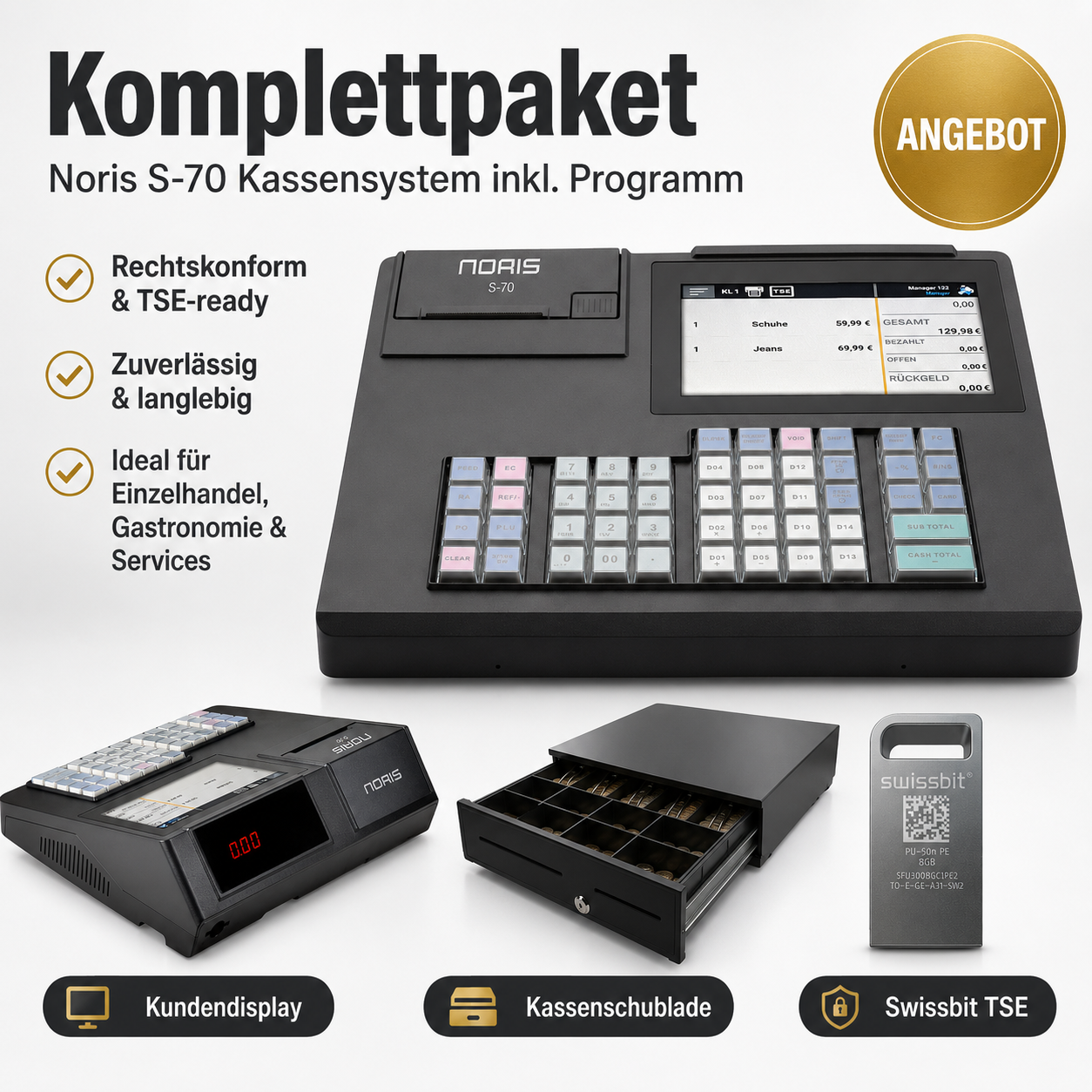 Noris S-70 Kassensystem Komplettpaket